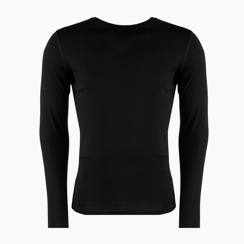 Vyriški Smartwool Merino 150 Baselayer termo marškinėliai su dėžute, juodi SW000749001