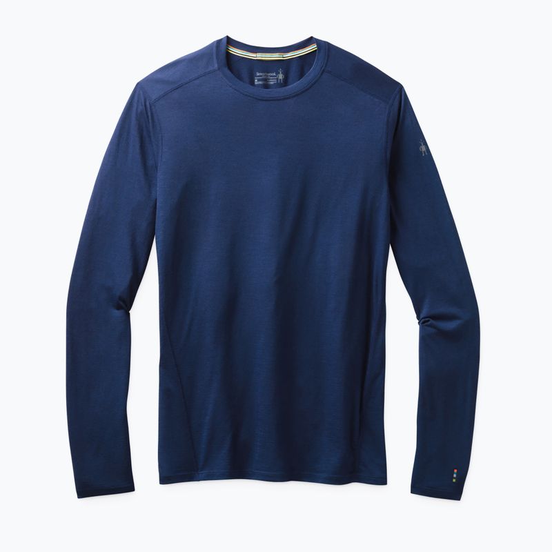 Vyriški Smartwool Merino 150 Baselayer marškinėliai su ilgomis rankovėmis, dėžutėje, tamsiai mėlynos spalvos 00749-F84-S 4