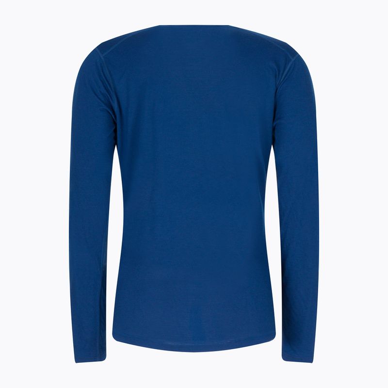 Vyriški Smartwool Merino 150 Baselayer marškinėliai su ilgomis rankovėmis, dėžutėje, tamsiai mėlynos spalvos 00749-F84-S 2