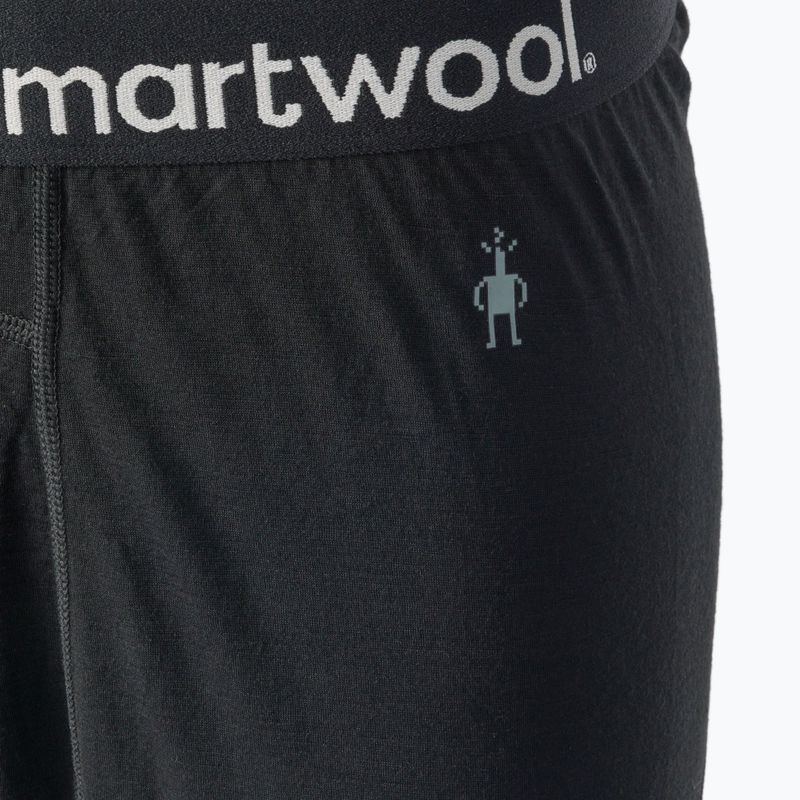 Vyriškos Smartwool Merino 150 Baselayer apatinės termo kelnės su dėžute, juodos SW000755001 3