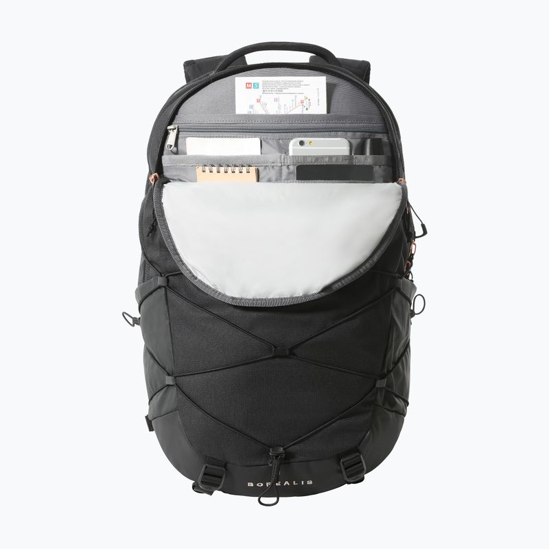 Moteriška turistinė kuprinė The North Face Borealis 27 l black heather/burnt coral metallic 5