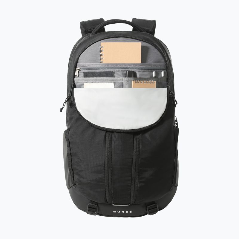 The North Face Surge 31 l juoda/juoda turistinė kuprinė 4