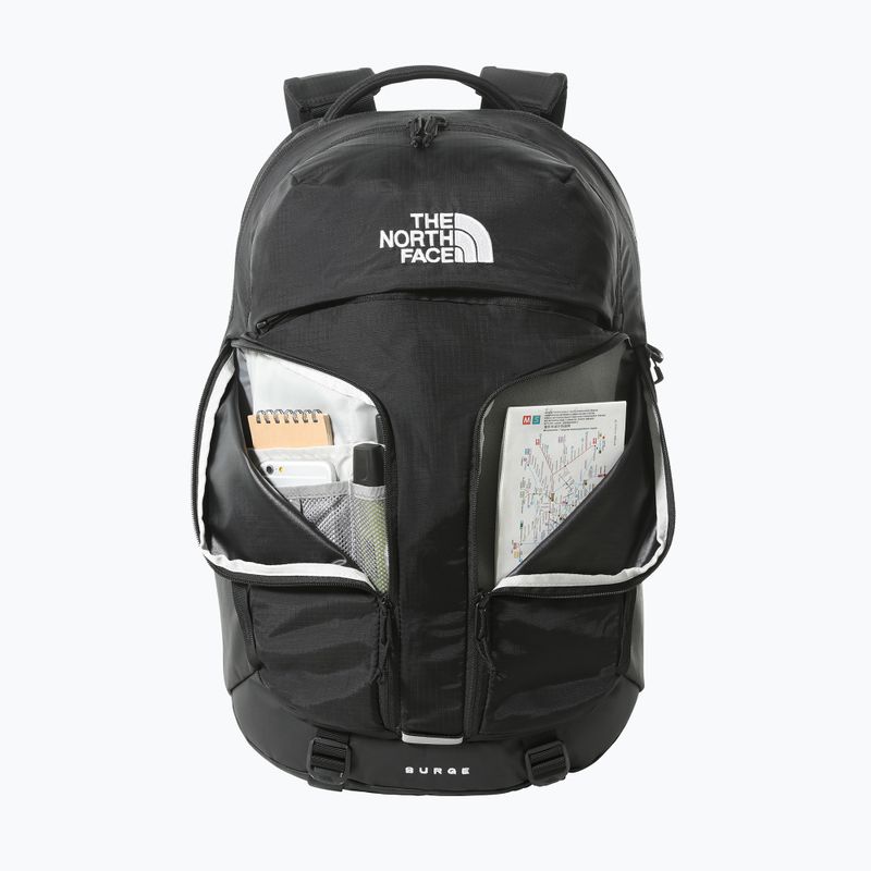 The North Face Surge 31 l juoda/juoda turistinė kuprinė 6