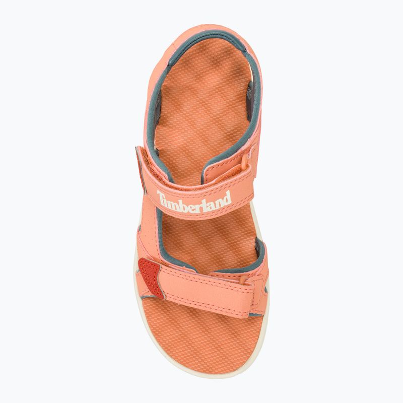 Paauglių sandalai Timberland Perkins Row 2 Strap light orange 5