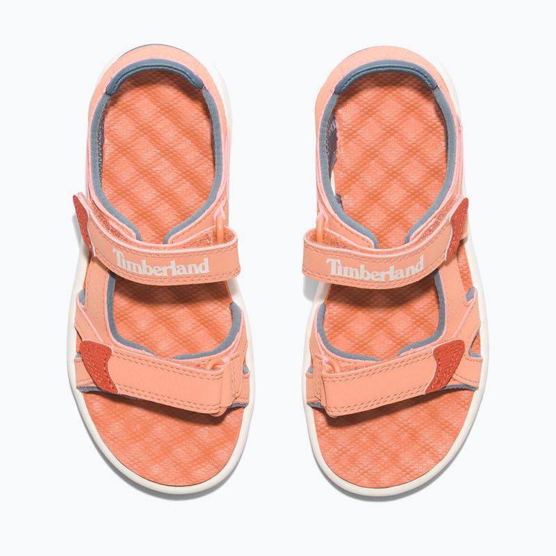 Paauglių sandalai Timberland Perkins Row 2 Strap light orange 11