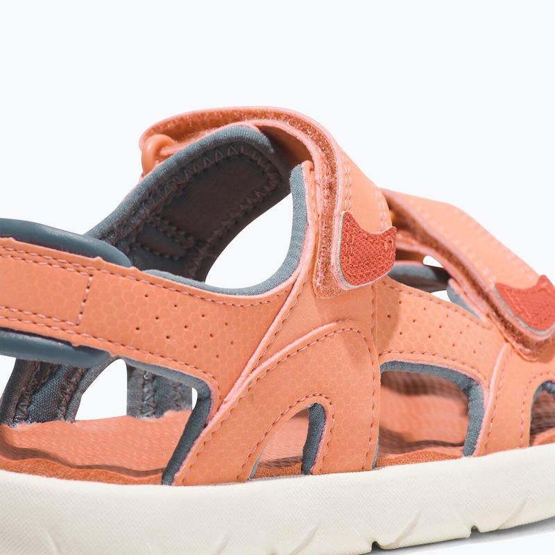 Paauglių sandalai Timberland Perkins Row 2 Strap light orange 13