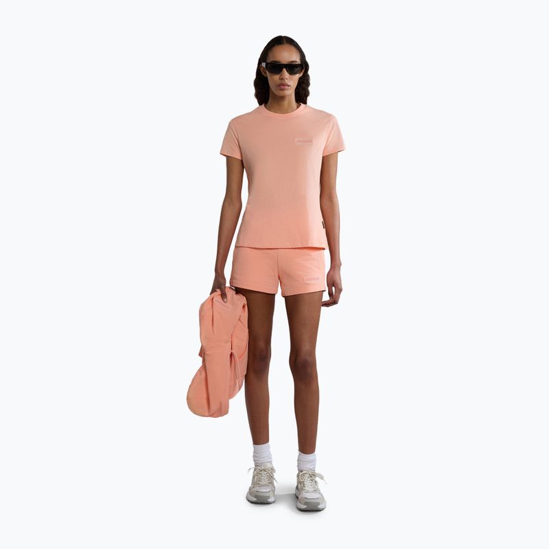 Moteriški marškinėliai Napapijri S-Iaato pink salmon 2