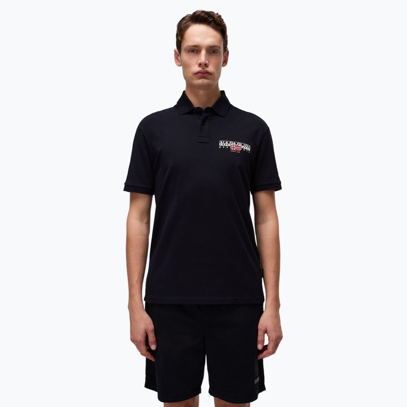 Vyriški polo marškinėliai Napapijri E-Aylmer black 041