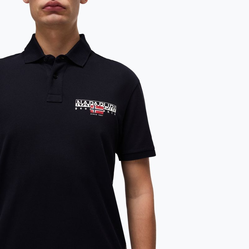 Vyriški polo marškinėliai Napapijri E-Aylmer black 041 4