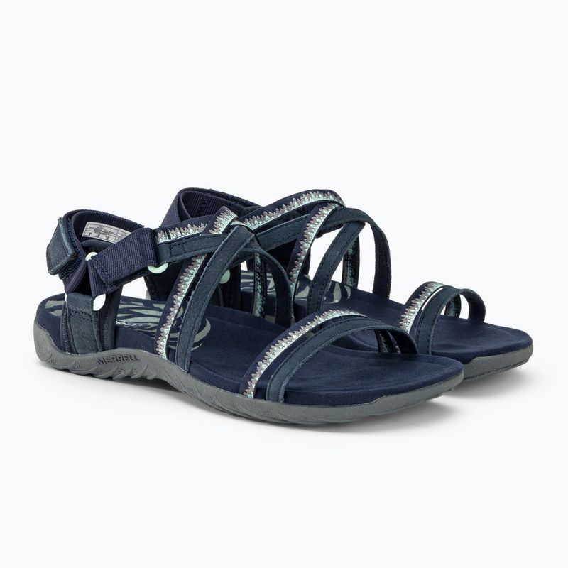 Merrell Terran 3 Cush Lattice moteriški žygio sandalai tamsiai mėlyni J002718 4