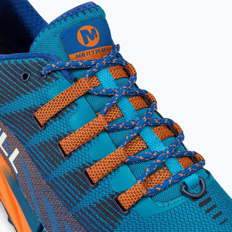 Merrell Agility Peak 4 mėlyni vyriški bėgimo bateliai J135111 9