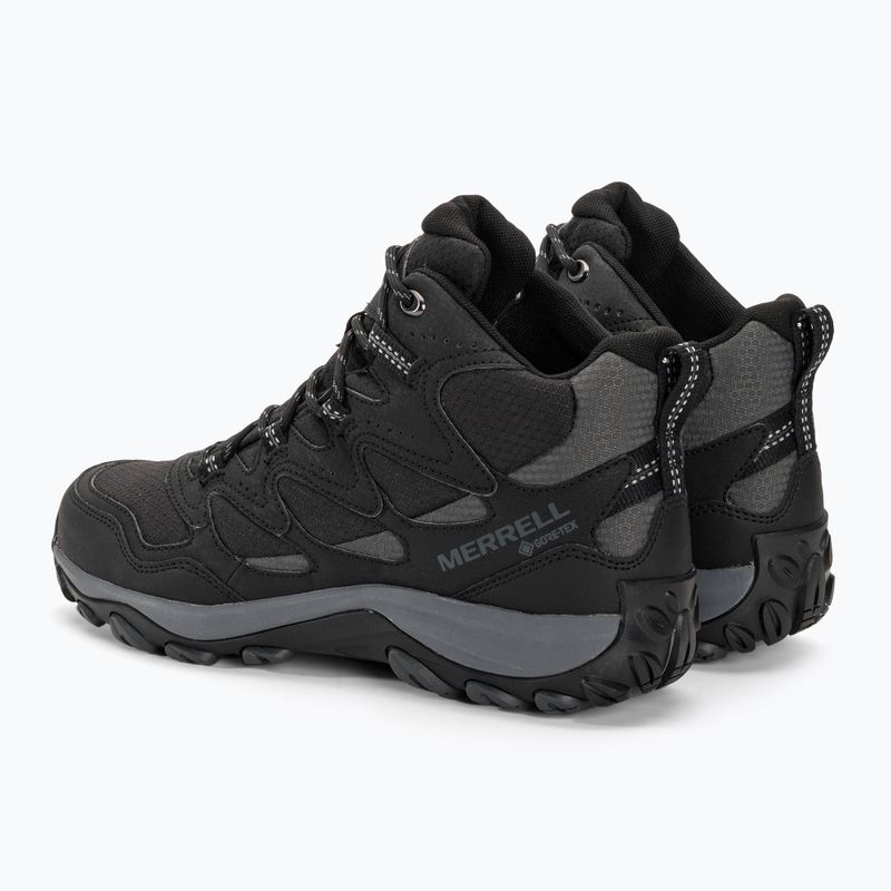 Vyriški žygio batai Merrell West Rim Sport Mid GTX black 3