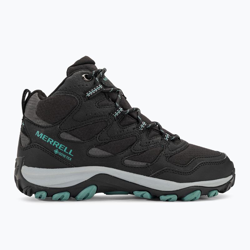 Moteriški turistiniai batai Merrell West Rim Sport Mid GTX black 2