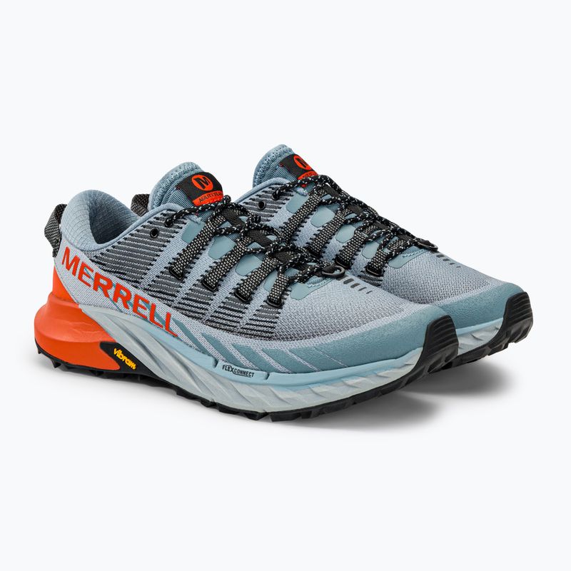 Merrell Agility Peak 4 šviesiai mėlyni vyriški bėgimo bateliai J066829 4