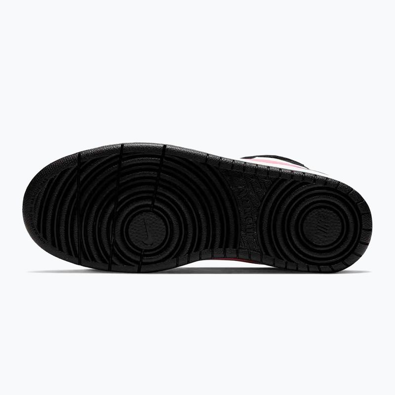 Nike Court Borough Mid 2 black/sunset pulse/white vaikiški batai 9