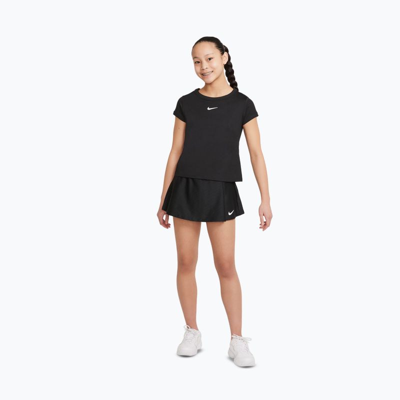 Teniso sijonukas mergaitei Nike Court Dri-Fit Victory black/white 2
