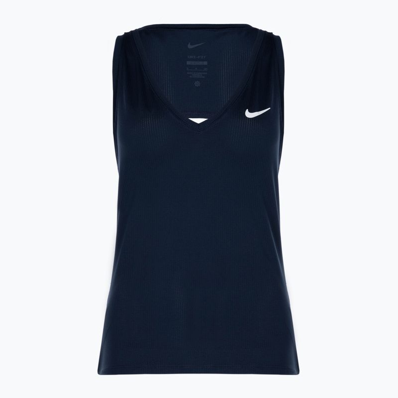 Moterų teniso marškinėliai Nike Court Dri-Fit Victory Tank obsidian/baltas/baltas