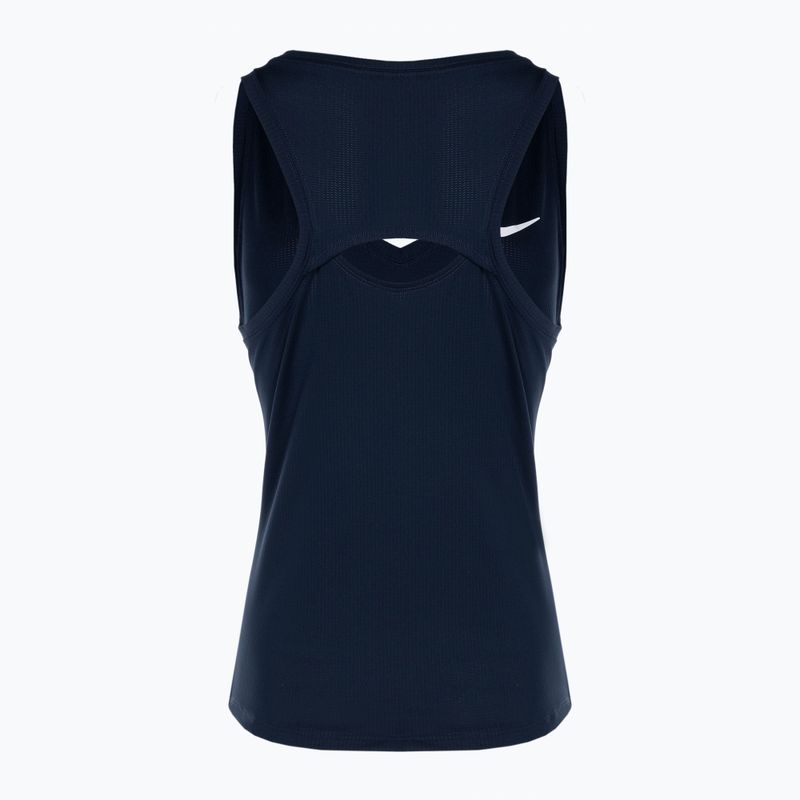 Moterų teniso marškinėliai Nike Court Dri-Fit Victory Tank obsidian/baltas/baltas 2