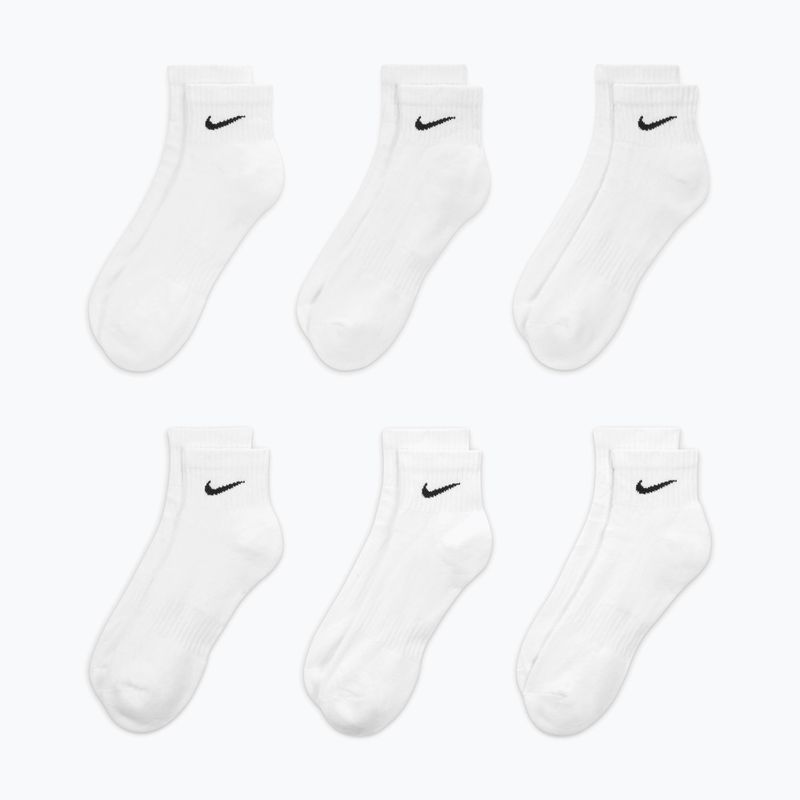 Kojinės Nike Everyday Cushioned 6 poros white/black 3