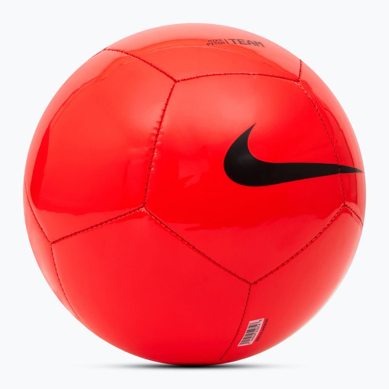 Futbolo kamuolys Nike Pitch Team bright crimson/black dydis 3 2