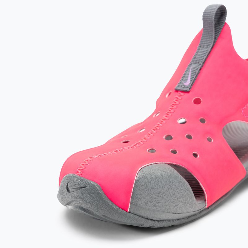 Vaikiški sandalai Nike Sunray Protect 2 hyper pink/smoke grey/fuchsia glow 7