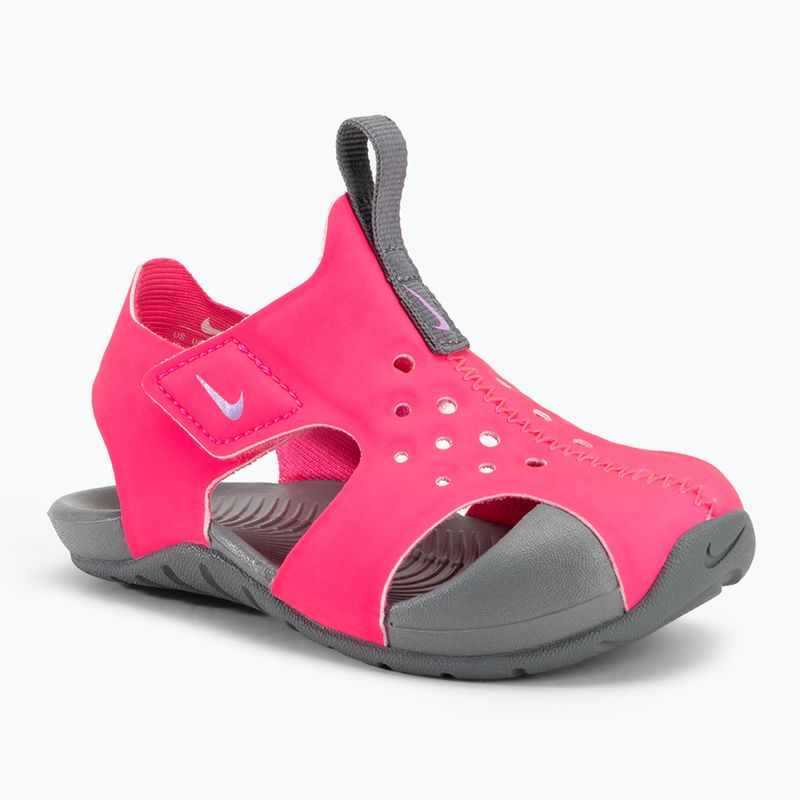 Vaikiški sandalai Nike Sunray Protect 2 hyper pink/smoke grey/fuchsia glow