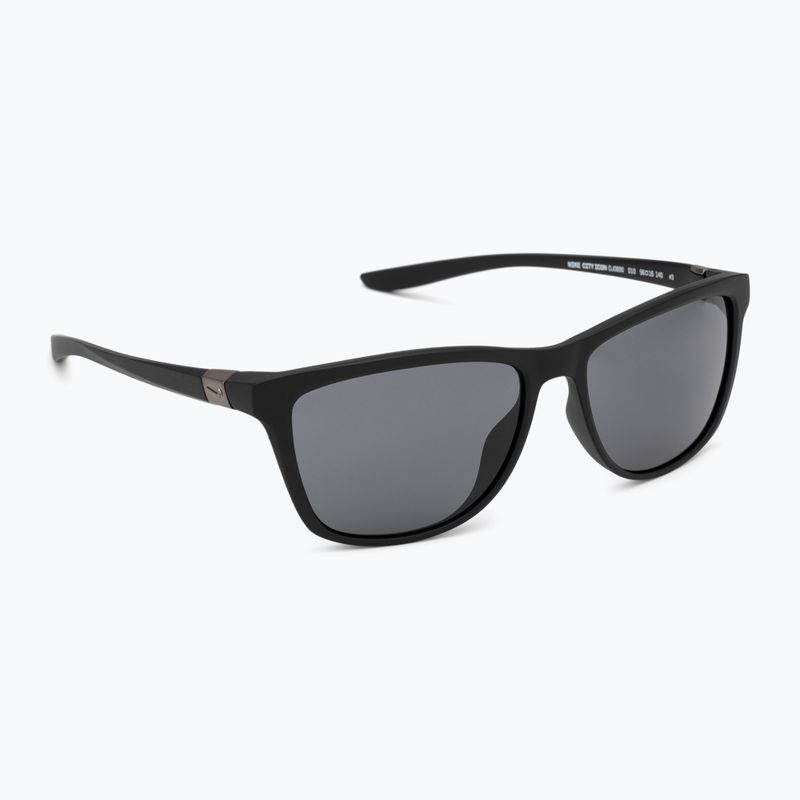 Moteriški akiniai nuo saulės Nike City Icon matte black/dark grey