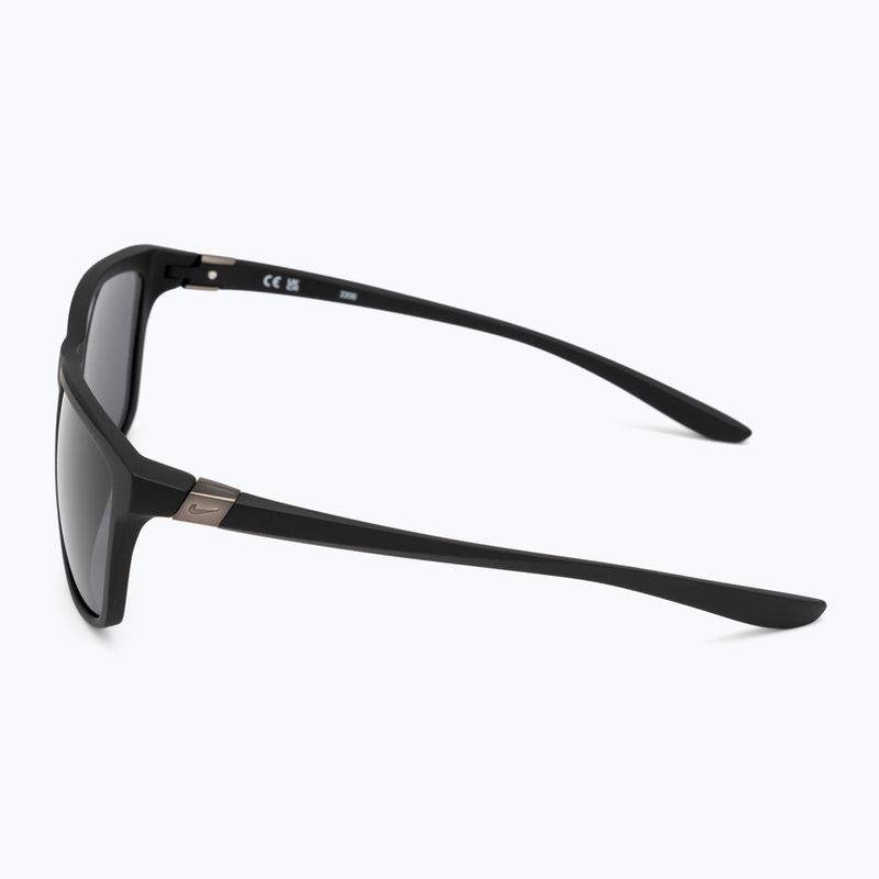 Moteriški akiniai nuo saulės Nike City Icon matte black/dark grey 4