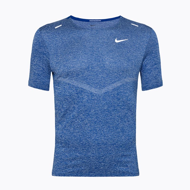 Vyriški bėgimo marškinėliai Nike Dri-Fit Rise 365 game royal/black