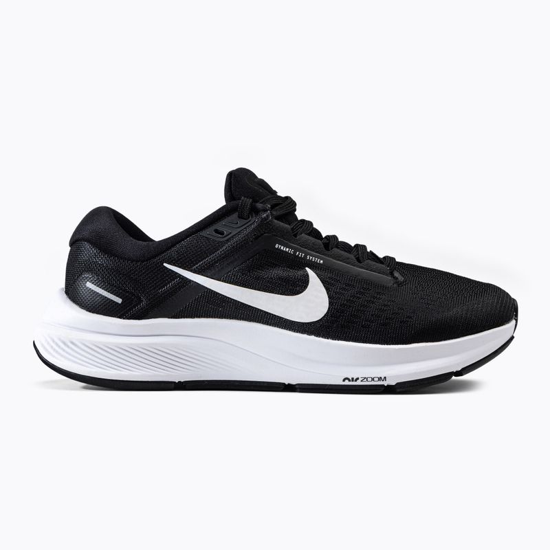 Nike Air Zoom Structure 24 moterų bėgimo bateliai juodi DA8570-001 2