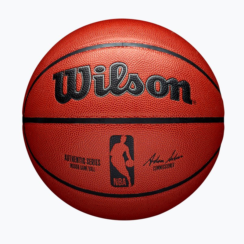 Krepšinio kamuolys Wilson NBA Authentic Indoor orange dydis 7