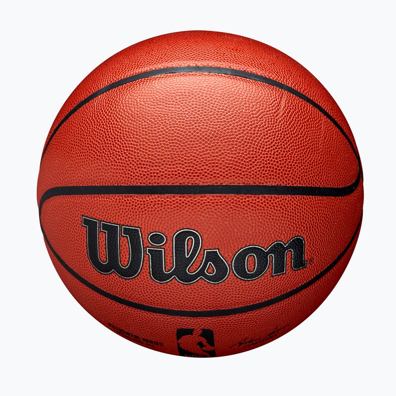 Krepšinio kamuolys Wilson NBA Authentic Indoor orange dydis 7 5