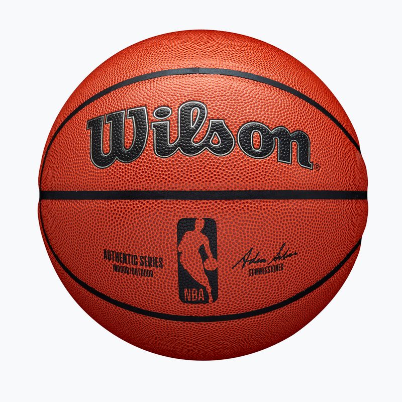 Krepšinio kamuolys Wilson NBA Authentic Indoor Outdoor orange dydis 5
