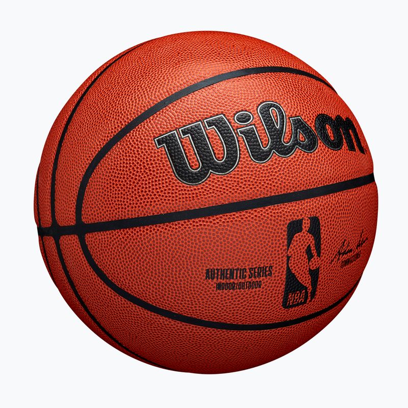 Krepšinio kamuolys Wilson NBA Authentic Indoor Outdoor orange dydis 5 2