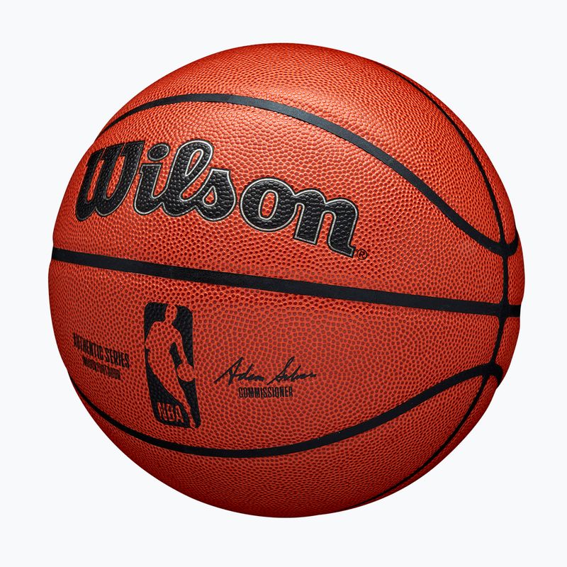 Krepšinio kamuolys Wilson NBA Authentic Indoor Outdoor orange dydis 5 3