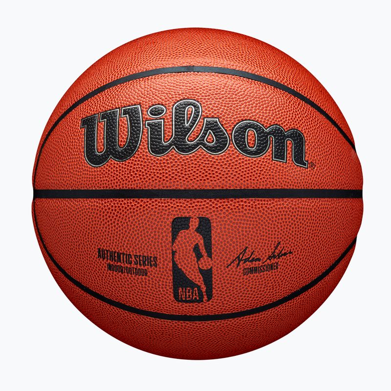 Krepšinio kamuolys Wilson NBA Authentic Indoor Outdoor orange dydis 6