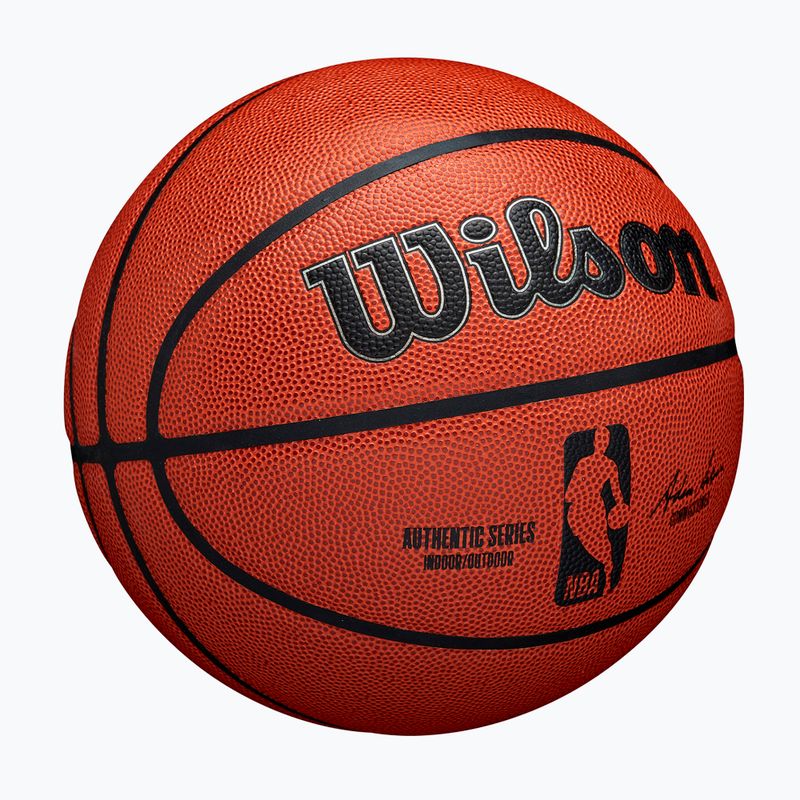 Krepšinio kamuolys Wilson NBA Authentic Indoor Outdoor orange dydis 6 2