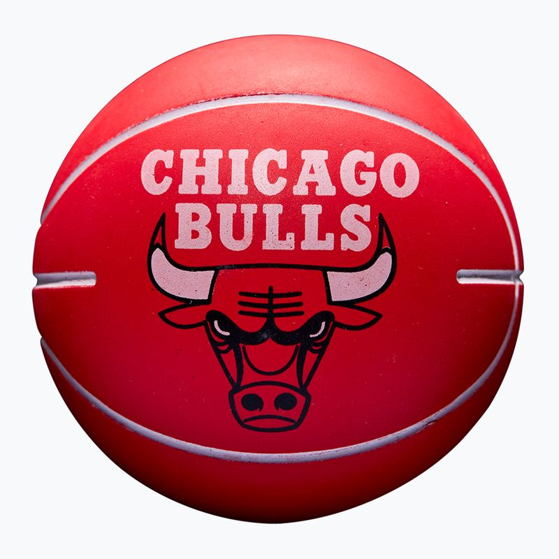 Kamuolys Super Mini Wilson NBA Dribbler Chicago Bulls red