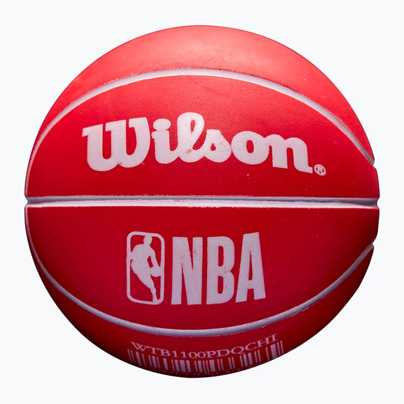 Kamuolys Super Mini Wilson NBA Dribbler Chicago Bulls red 2