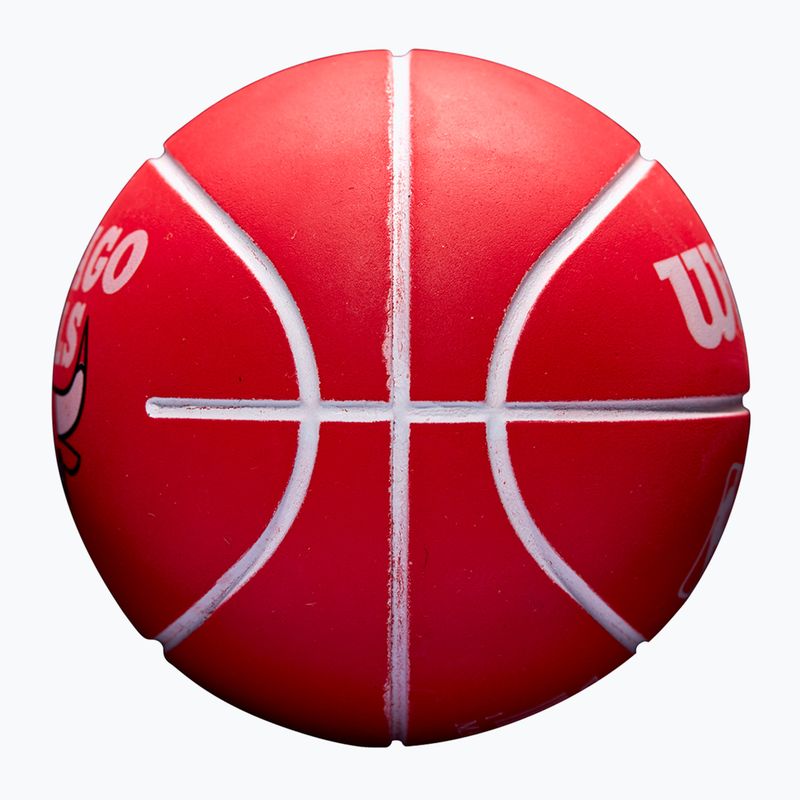 Kamuolys Super Mini Wilson NBA Dribbler Chicago Bulls red 3