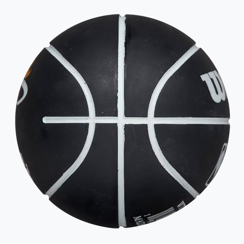 Kamuolys Super Mini Wilson NBA Dribbler Miami Heat black 2