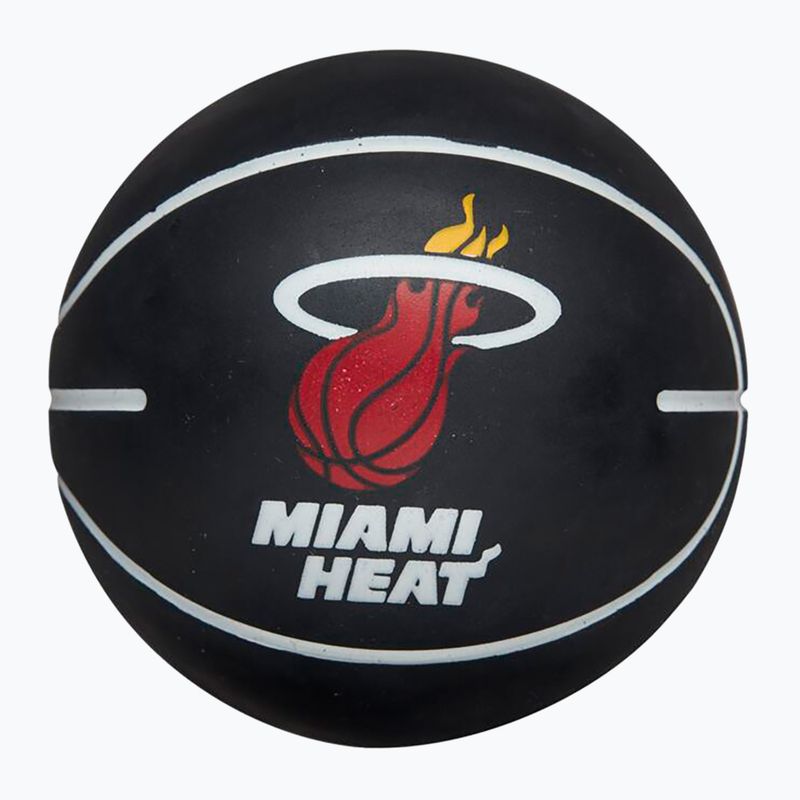 Kamuolys Super Mini Wilson NBA Dribbler Miami Heat black 3