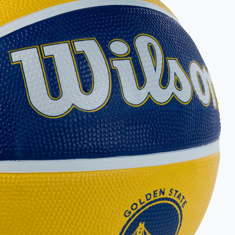 Wilson NBA Team Tribute Golden State Warriors krepšinio kamuolys WTB1300XBGOL dydis 7 3