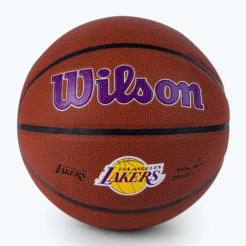 Wilson NBA Team Alliance Los Angeles Lakers krepšinio WTB3100XBLAL dydis 7