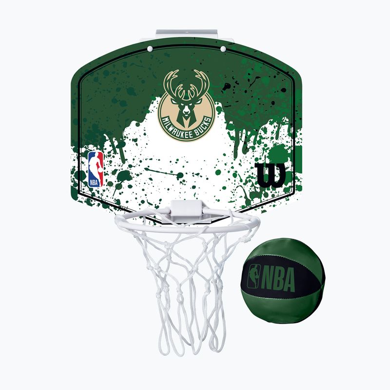 Mini krepšinio rinkinys Wilson NBA Team Mini Hoop Milwaukee Bucks