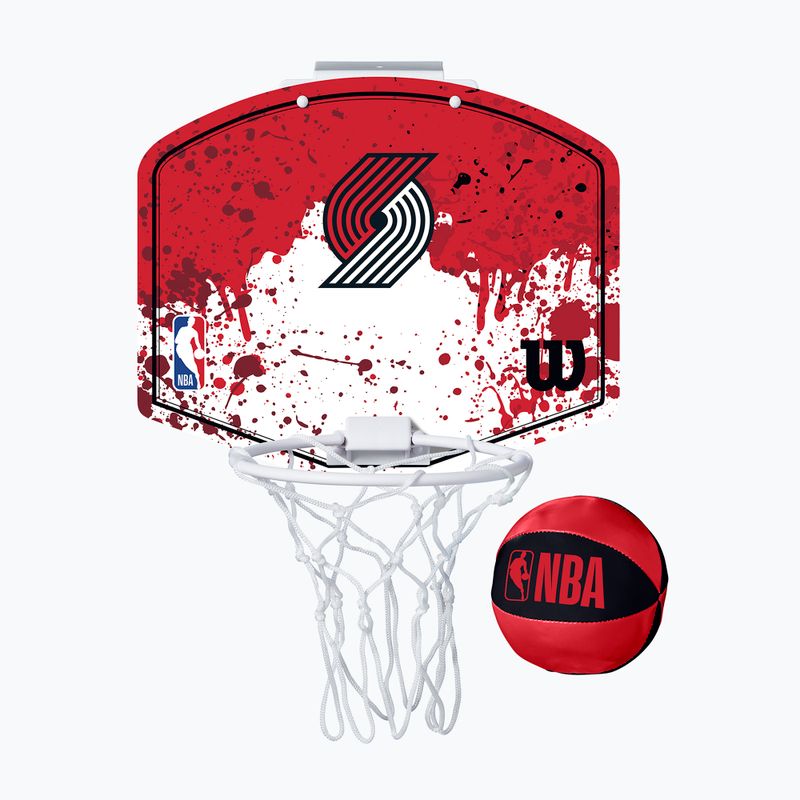 Mini krepšinio rinkinys Wilson NBA Team Mini Hoop Portland Trail Blazers