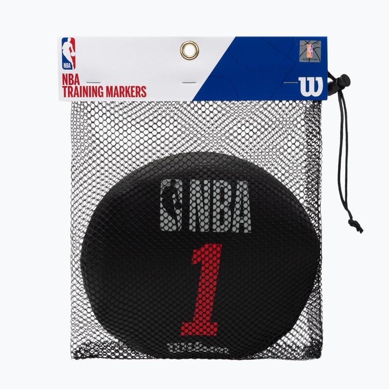 Wilson NBA Drv treniruočių žymekliai juodi WTBA9001NBA