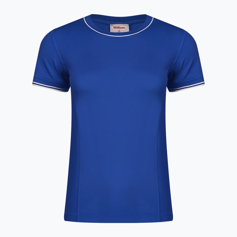 Moteriški marškinėliai Wilson Team Seamless royal blue