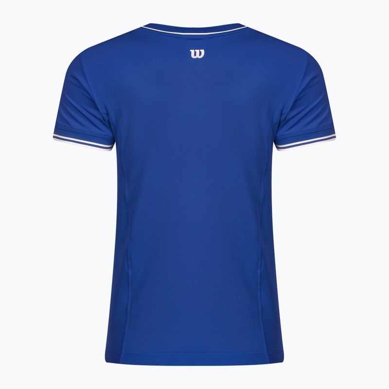 Moteriški marškinėliai Wilson Team Seamless royal blue 2