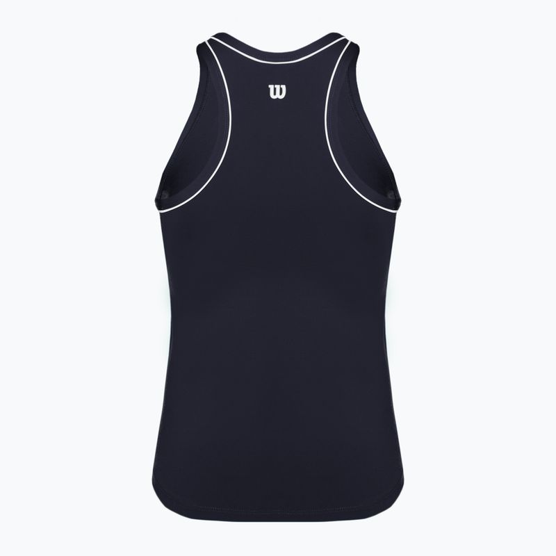 Moteriški marškinėliai Wilson Team Tank classic navy 2